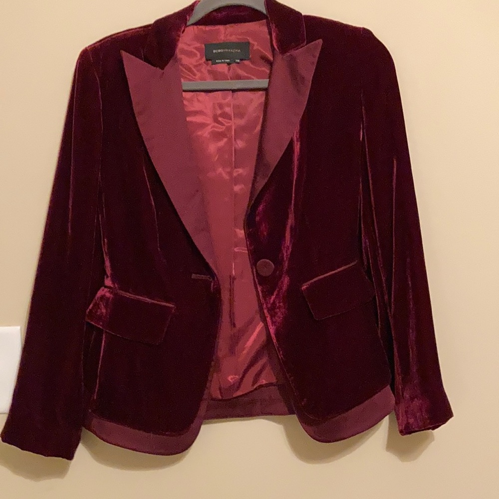 Velvet and silk blazer/jacket
